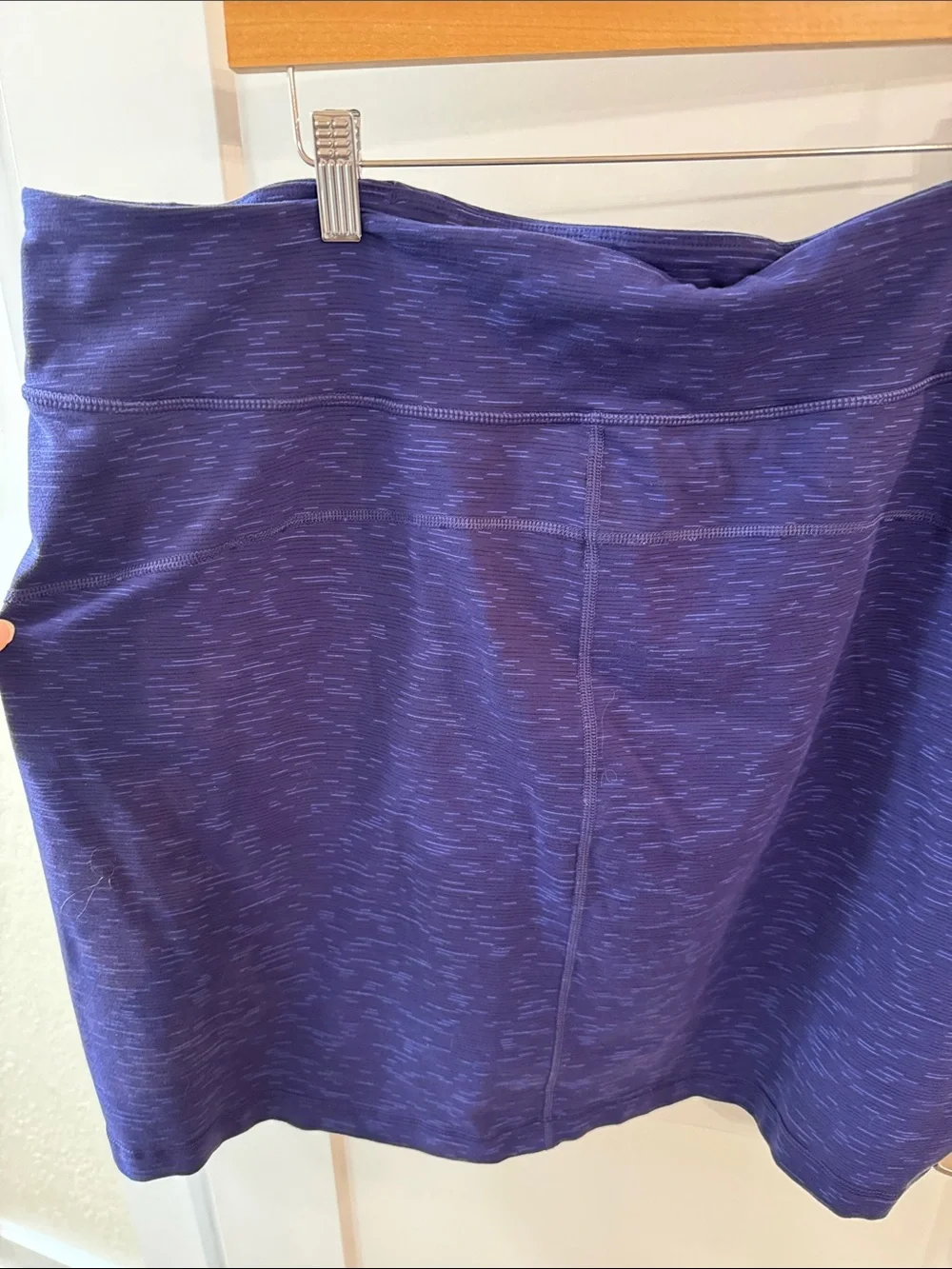 Duluth Trading Co Blue Active Mini Skirt with Built-in Shorts and Pocket XXL